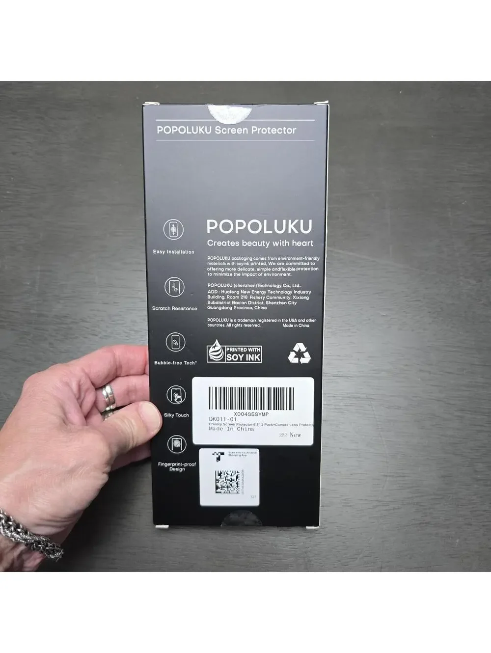 Popoluku iPhone 17 Pro Privacy Screen Protector 6.3